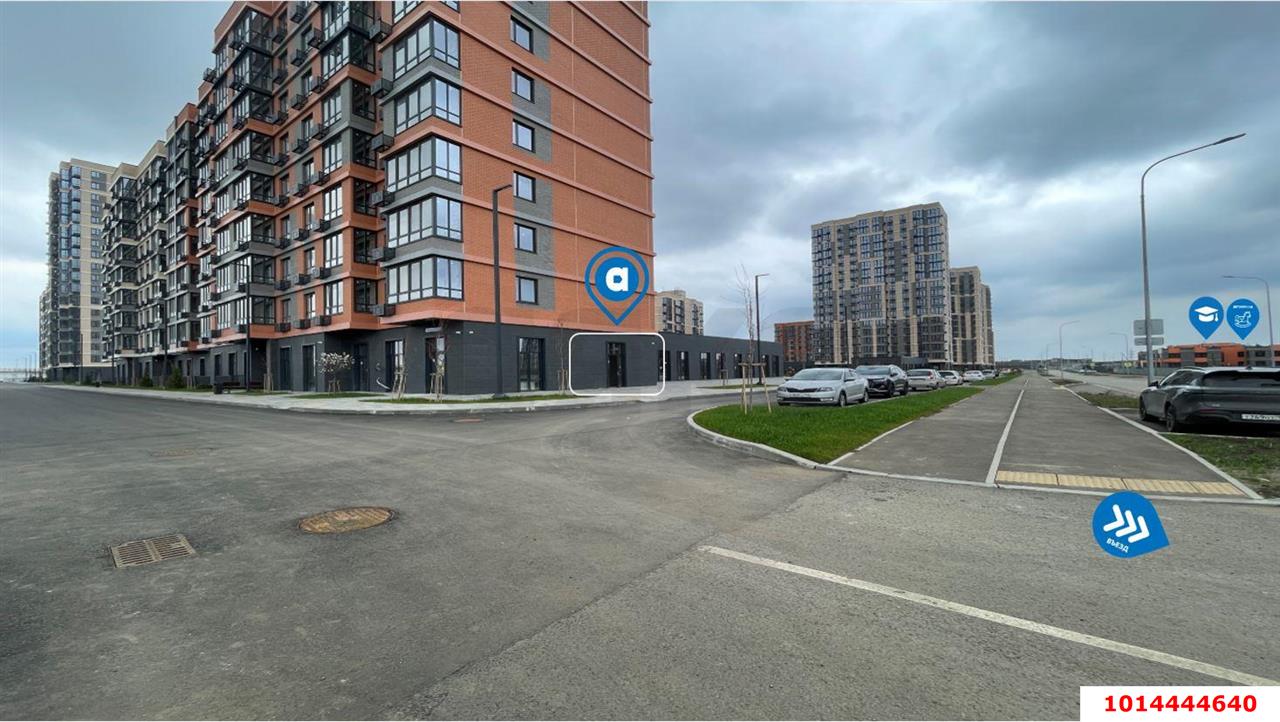 Фото №6: Торговое помещение 95&nbsp;м², 1/9&nbsp;эт. - Краснодар, Прикубанский внутригородской округ, мкр. ЖК Тёплые Края, ул. имени Виктора Анфиногенова, 12к3