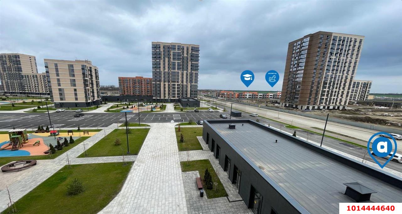 Фото №5: Торговое помещение 95&nbsp;м², 1/9&nbsp;эт. - Краснодар, Прикубанский внутригородской округ, мкр. ЖК Тёплые Края, ул. имени Виктора Анфиногенова, 12к3