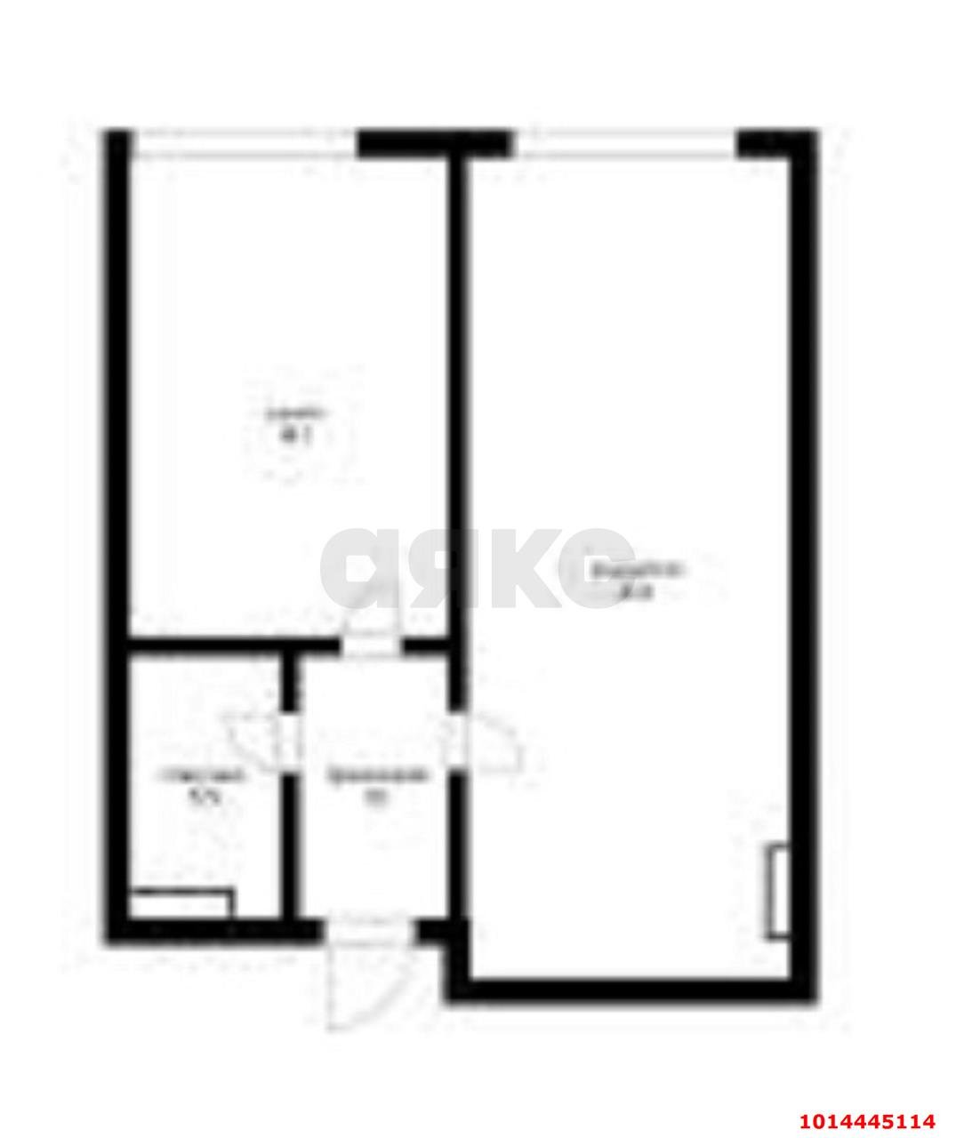 Фото №5: 1-комнатная квартира 41&nbsp;м², 5/9&nbsp;эт. - Новая Адыгея, мкр. жилой комплекс Мега-Победа 2, ул. Песочная, 1к1