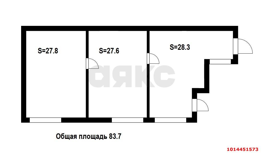 Фото №5: Торговое помещение 83&nbsp;м², 1/2&nbsp;эт. - Краснодар, Карасунский внутригородской округ, мкр. Комсомольский, ул. Уральская, 184/2