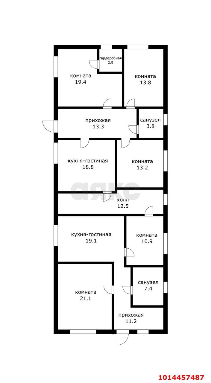 Фото №4: Дом 170&nbsp;м² + 10&nbsp;сот., 1&nbsp;эт. - Российский, мкр. Прикубанский внутригородской округ, ул. имени В.М. Комарова, 90