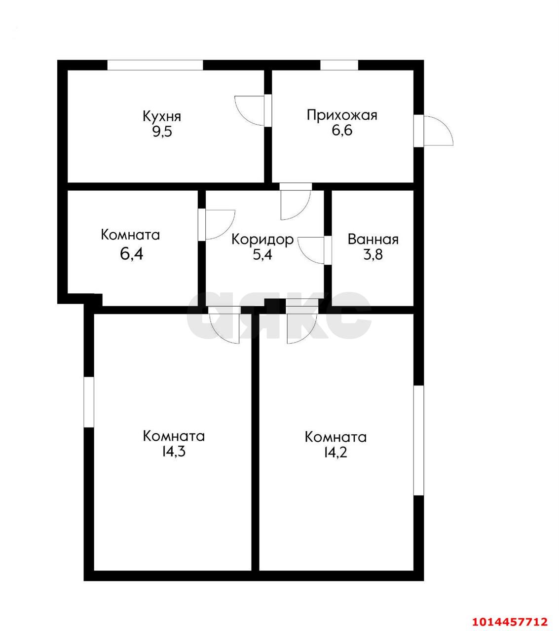 Фото №12: Часть дома 75&nbsp;м² + 1&nbsp;сот., 1&nbsp;эт. - Краснодар, Центральный внутригородской округ, мкр. Центральный, ул. Горького, 186