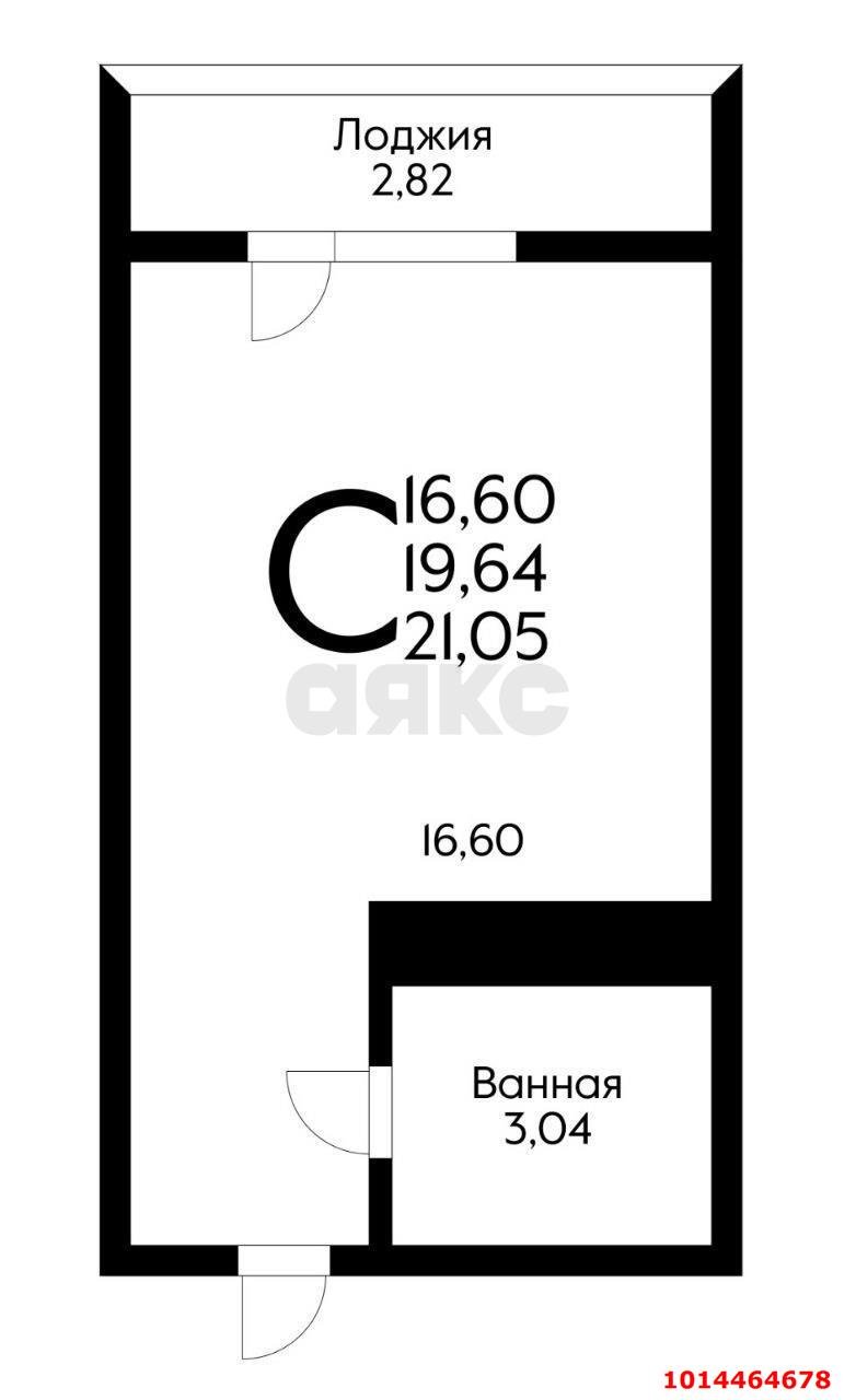 Фото №13: Студия 24&nbsp;м², 3/16&nbsp;эт. - Краснодар, Прикубанский внутригородской округ, мкр. Славянский, ул. Заполярная, 45