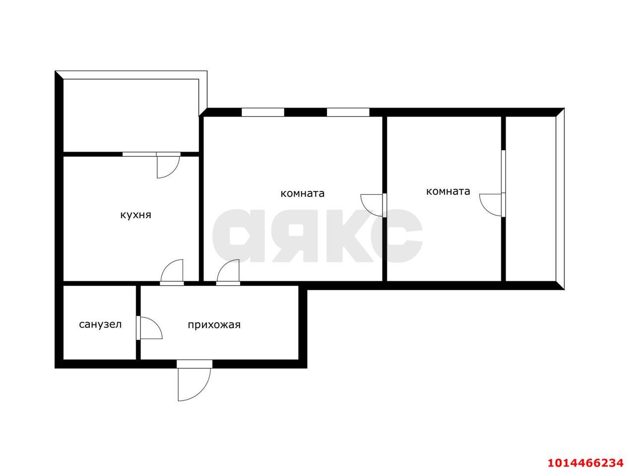Фото №1: 2-комнатная квартира 65&nbsp;м², 13/24&nbsp;эт. - Краснодар, Прикубанский внутригородской округ, мкр. Любимово, 18