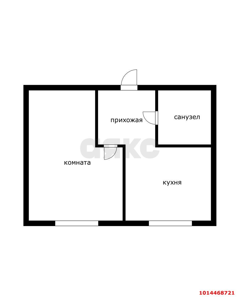 Фото №9: 1-комнатная квартира 36&nbsp;м², 3/7&nbsp;эт. - Российский, Прикубанский внутригородской округ, мкр. ЖК Лучистый, ул. Шевкунова, 5