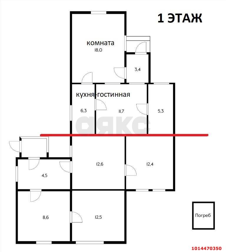 Фото №10: Дом 117&nbsp;м² + 2.9&nbsp;сот., 2&nbsp;эт. - Краснодар, Карасунский внутригородской округ, мкр. Хлопчато-бумажный Комбинат, ул. Новгородская, 31