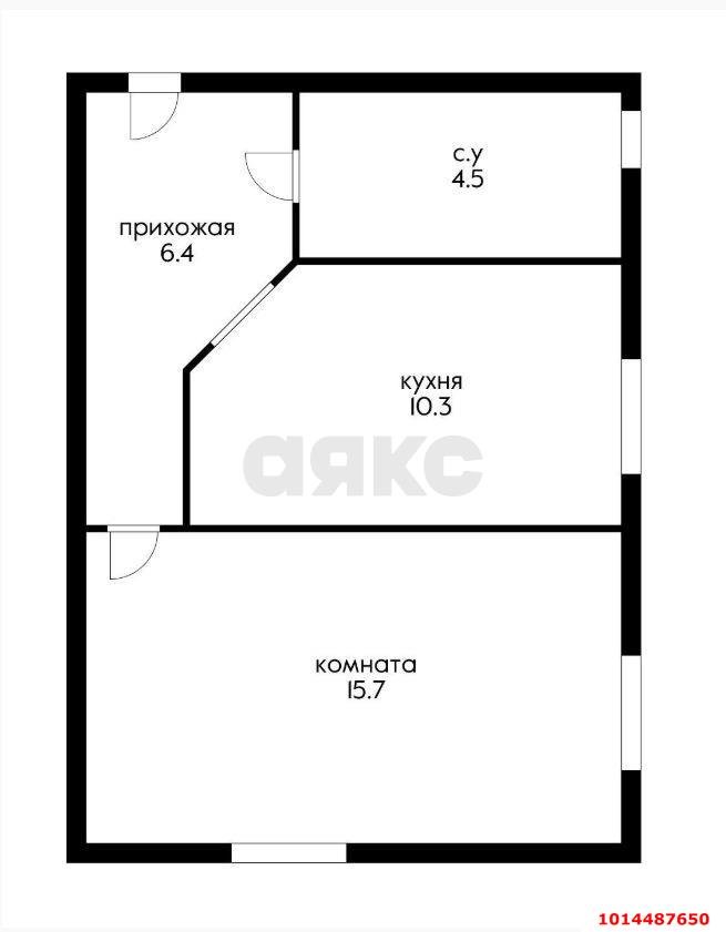 Фото №11: 1-комнатная квартира 36&nbsp;м², 1/4&nbsp;эт. - Краснодар, Западный внутригородской округ, мкр. Кожзавод, ул. Труда, 59
