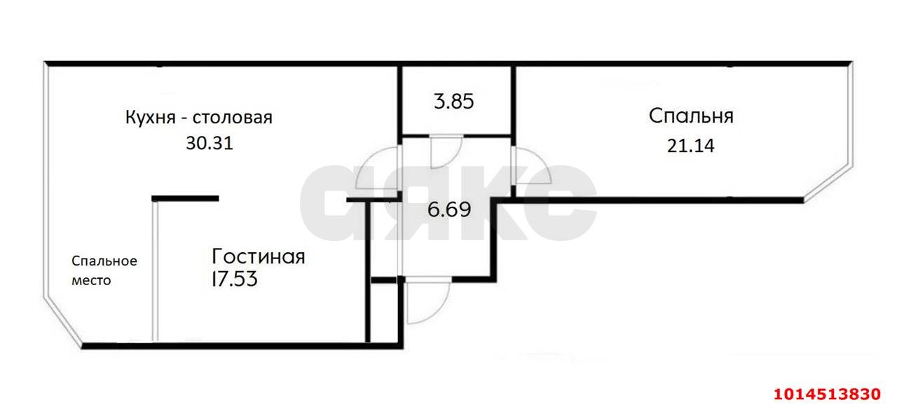 Фото №28: 2-комнатная квартира 70&nbsp;м², 19/23&nbsp;эт. - Краснодар, Прикубанский внутригородской округ, мкр. Любимово, 2