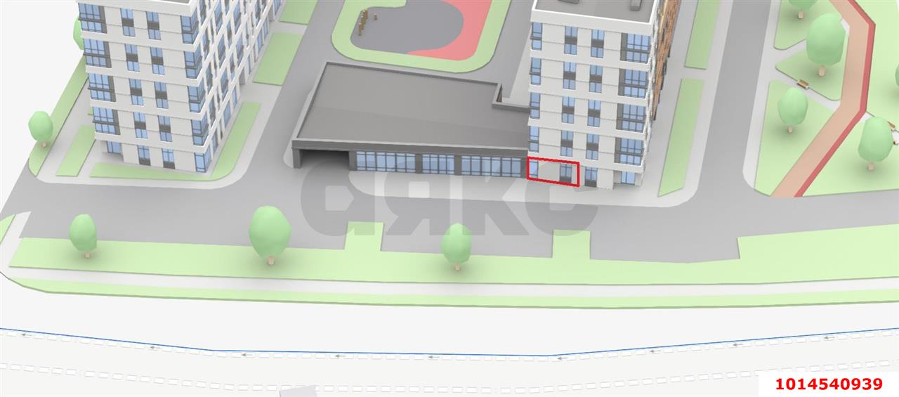 Фото №7: Торговое помещение 106&nbsp;м², 1/19&nbsp;эт. - Краснодар, Прикубанский внутригородской округ, мкр. жилой комплекс Народные Кварталы