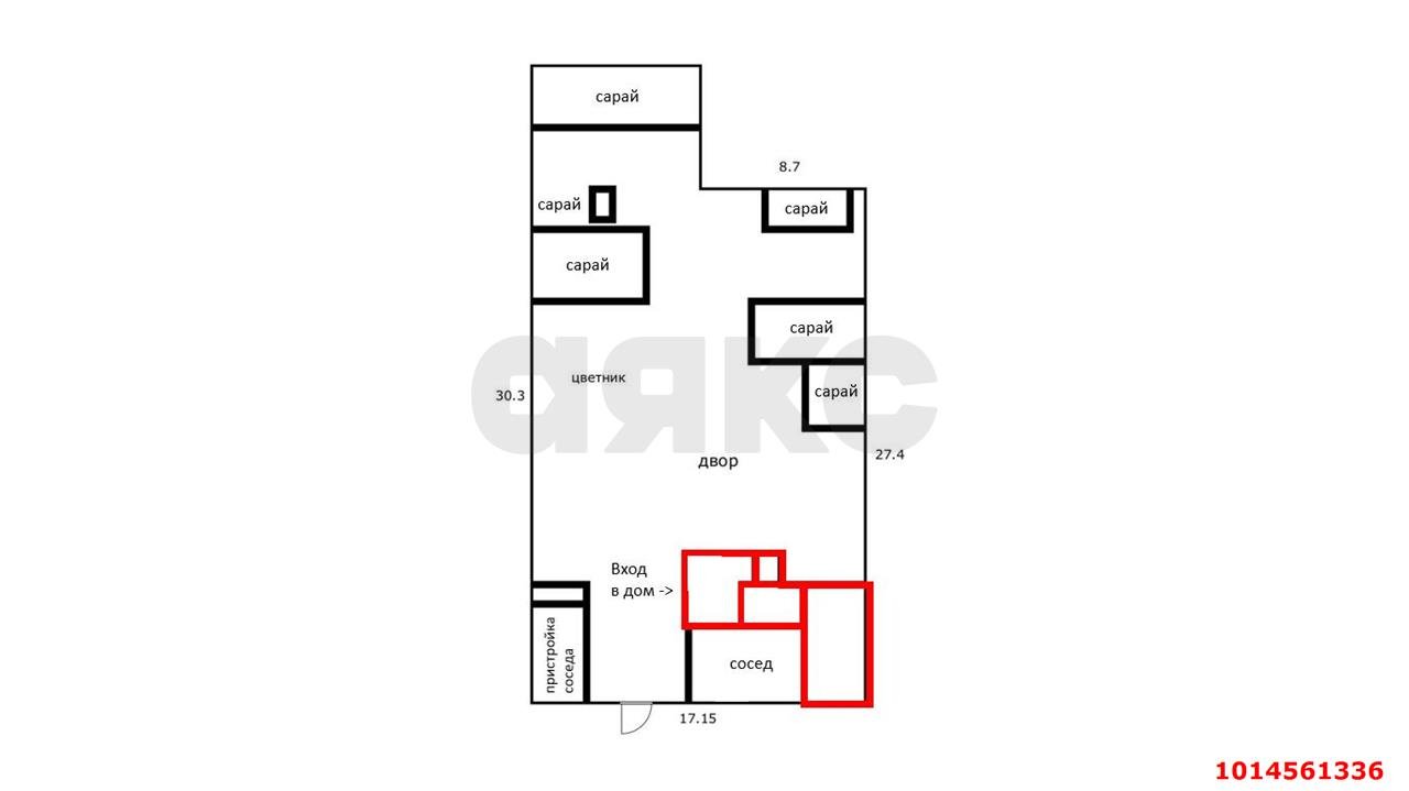 Фото №13: 1-комнатная квартира 30&nbsp;м², 1/1&nbsp;эт. - Краснодар, Центральный внутригородской округ, мкр. Центральный, ул. Митрофана Седина, 72