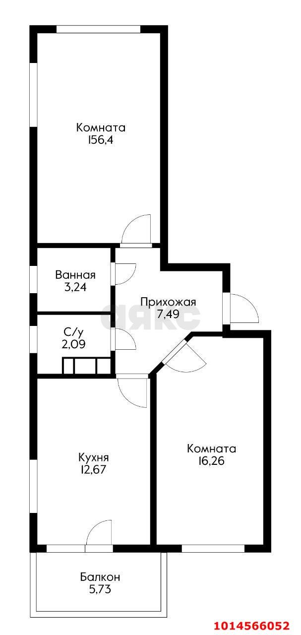 Фото №17: 2-комнатная квартира 64&nbsp;м², 6/12&nbsp;эт. - Краснодар, Прикубанский внутригородской округ, Славянский, мкр. Светлоград, ул. Красных Партизан, 1/4к7