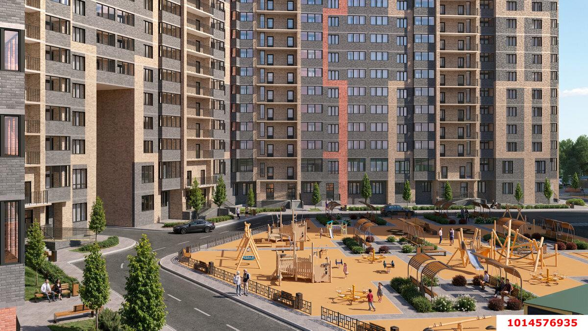 Фото №2: 1-комнатная квартира 37&nbsp;м², 6/19&nbsp;эт. - Краснодар, Прикубанский внутригородской округ, мкр. Догма Парк, ул. Марины Цветаевой, 7
