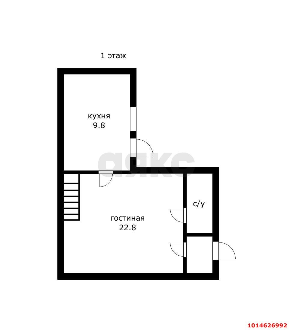 Фото №10: 2-комнатная квартира 59&nbsp;м², 1/2&nbsp;эт. - Краснодар, Центральный внутригородской округ, мкр. Центральный, ул. Чапаева, 137