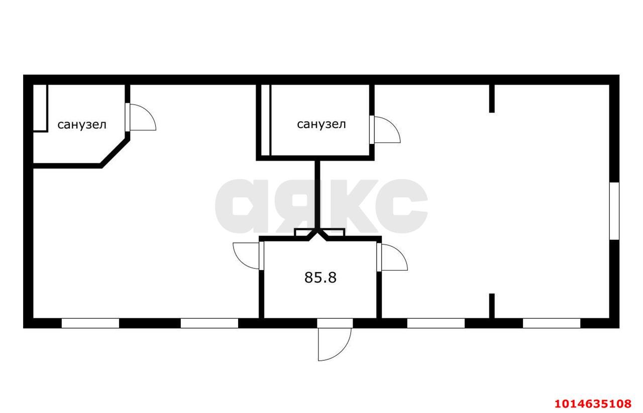 Фото №3: Офисное помещение 85&nbsp;м², 4/23&nbsp;эт. - Краснодар, Западный внутригородской округ, мкр. ЖК Ренессанс, ул. Строителей, 21