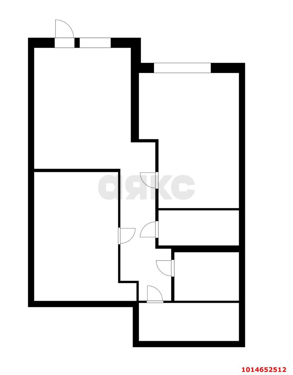 Фото №2: Торговое помещение 52&nbsp;м², 1/16&nbsp;эт. - Краснодар, Прикубанский внутригородской округ, мкр. Догма Парк, ул. Марины Цветаевой, 13