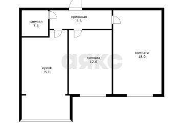 Фото №1: 2-комнатная квартира 55&nbsp;м², 3/9&nbsp;эт. - Российский, мкр. ЖК Луч, ул. Куликова Поля, 35