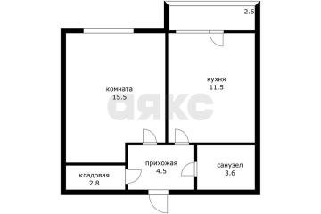 Фото №1: 1-комнатная квартира 38 м², 8/22 эт. - Краснодар, мкр. жилой комплекс Отражение, ул. Конгрессная, 41к1