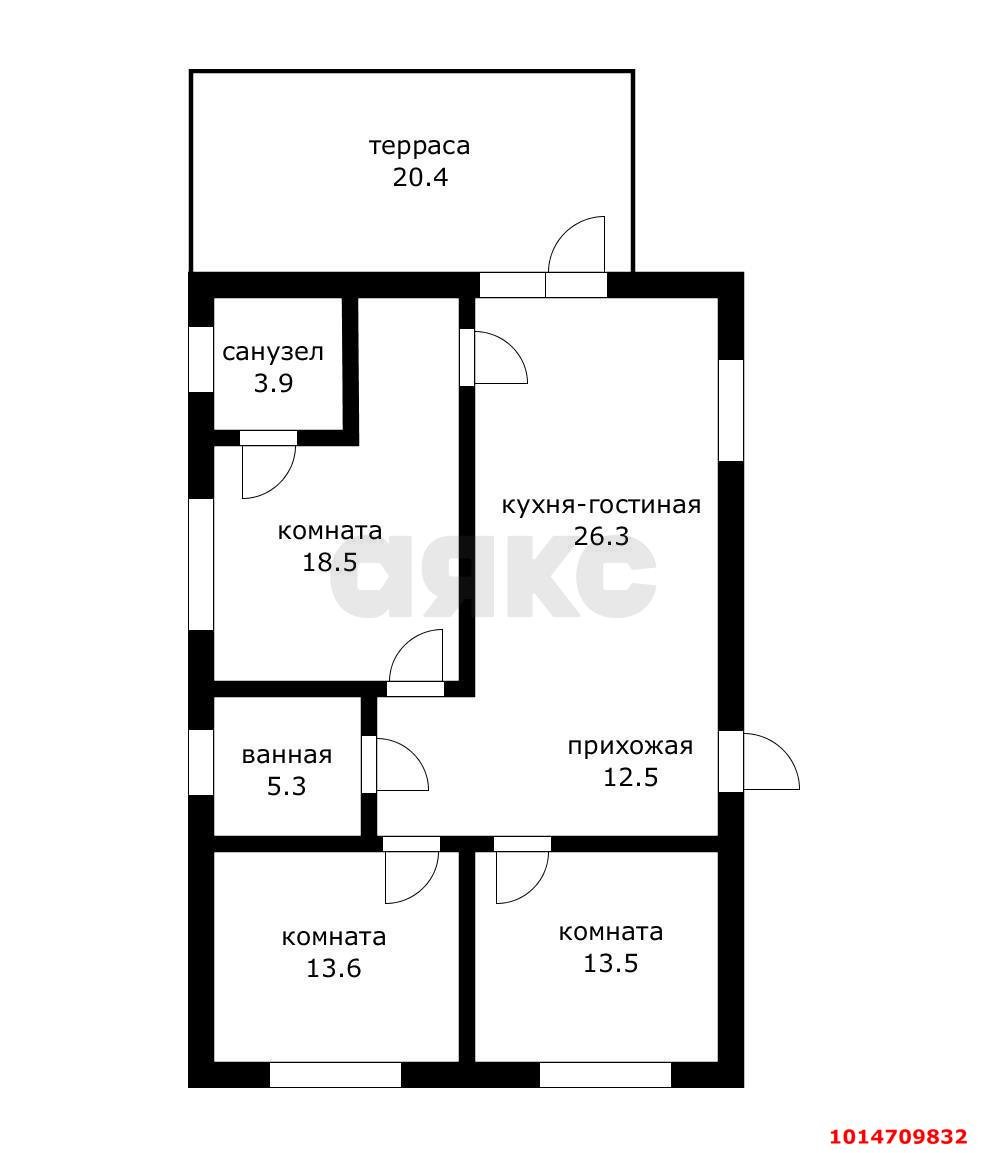 Фото №5: Дом 120&nbsp;м² + 4.21&nbsp;сот., 1&nbsp;эт. - Южный, мкр. Олимпийский, пр-кт Олимпийский