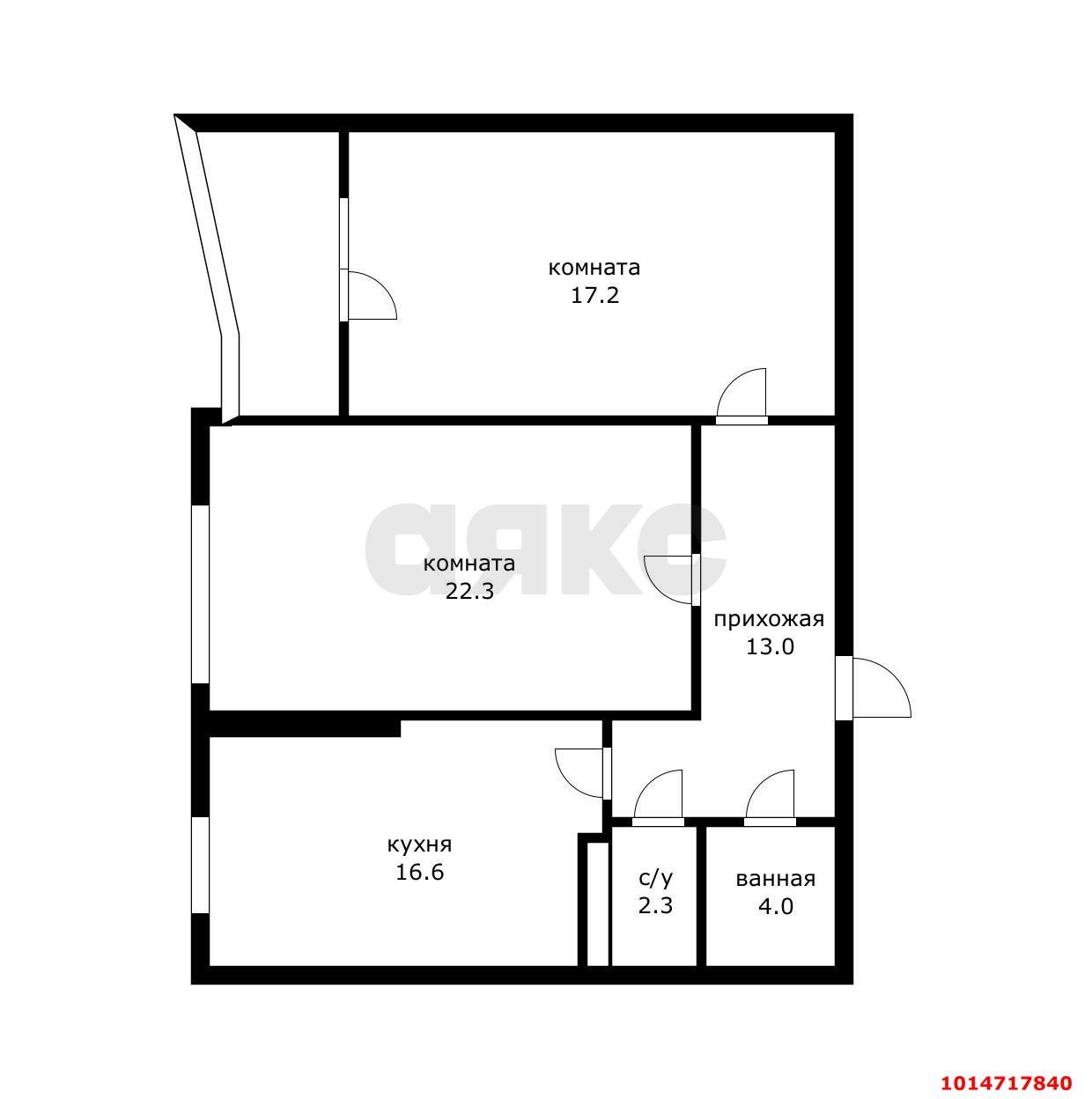 Фото №11: 2-комнатная квартира 75&nbsp;м², 18/24&nbsp;эт. - Краснодар, Прикубанский внутригородской округ, 40 лет Победы, мкр. жилой комплекс Достоевский, ул. Достоевского, 84