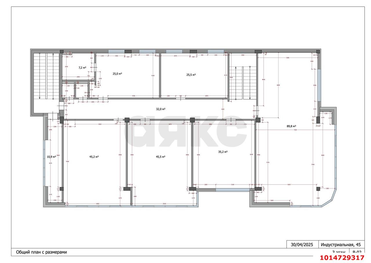 Фото №6: Офисное помещение 800&nbsp;м², 2/5&nbsp;эт. - Краснодар, Западный внутригородской округ, Горогороды, мкр. Центральный, ул. Индустриальная, 45