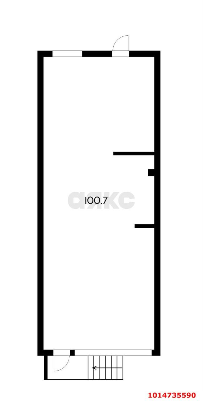 Фото №7: Офисное помещение 100&nbsp;м², 1/12&nbsp;эт. - Краснодар, Карасунский внутригородской округ, мкр. Камвольно-суконный Комбинат, ул. Бородинская, 10