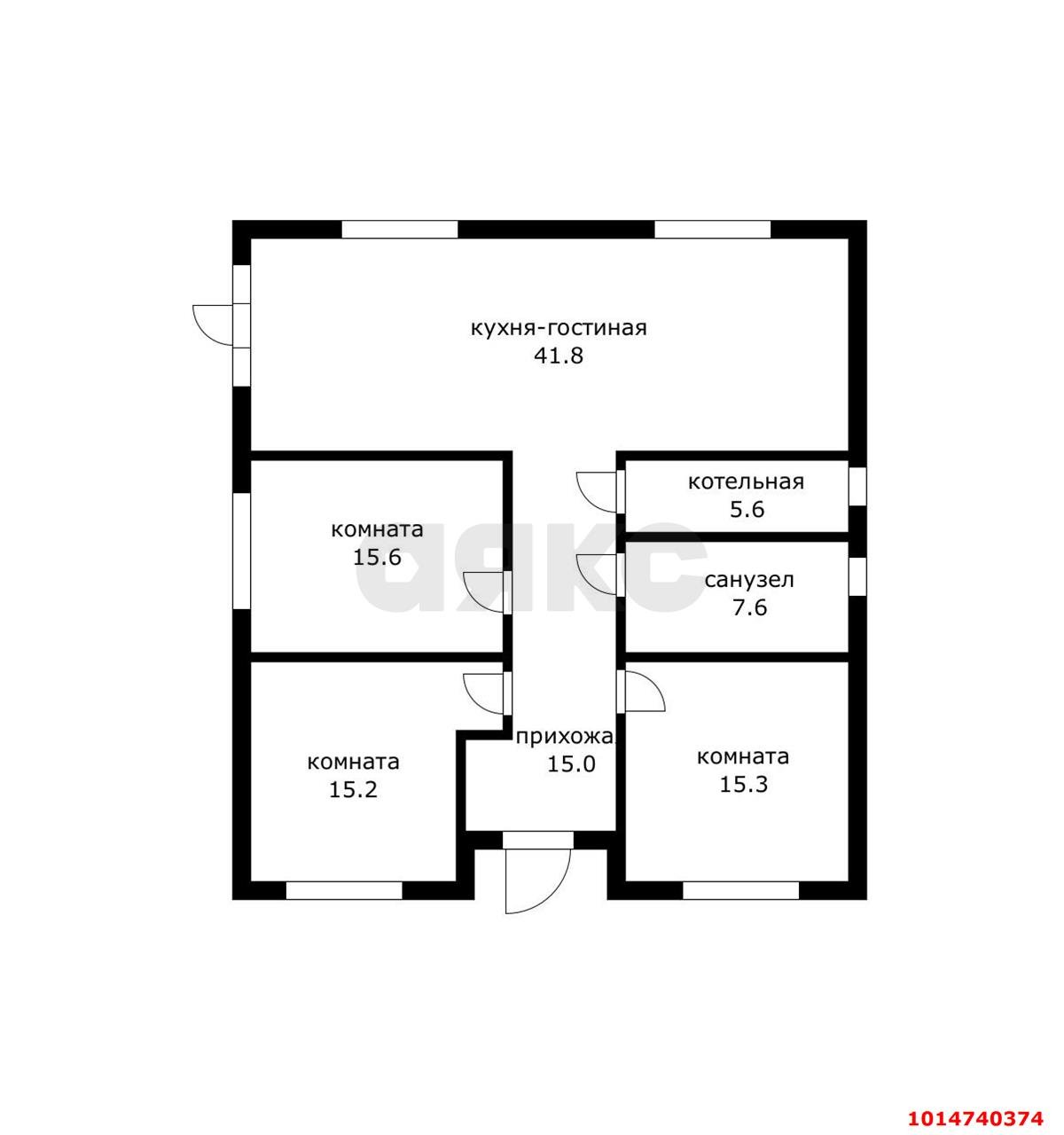 Фото №15: Дом 120&nbsp;м² + 6&nbsp;сот., 1&nbsp;эт. - Старокорсунская, мкр. Карасунский внутригородской округ, ул. Тенгинская, 22