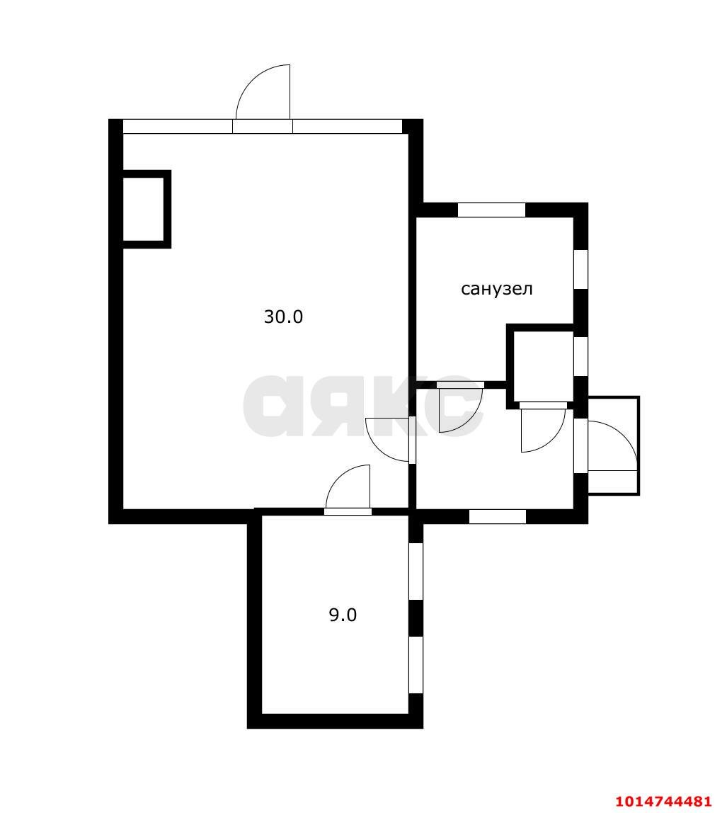 Фото №5: 2-комнатная квартира 49&nbsp;м², 1/1&nbsp;эт. - Краснодар, Западный внутригородской округ, мкр. Фестивальный, ул. Фридриха Энгельса, 85