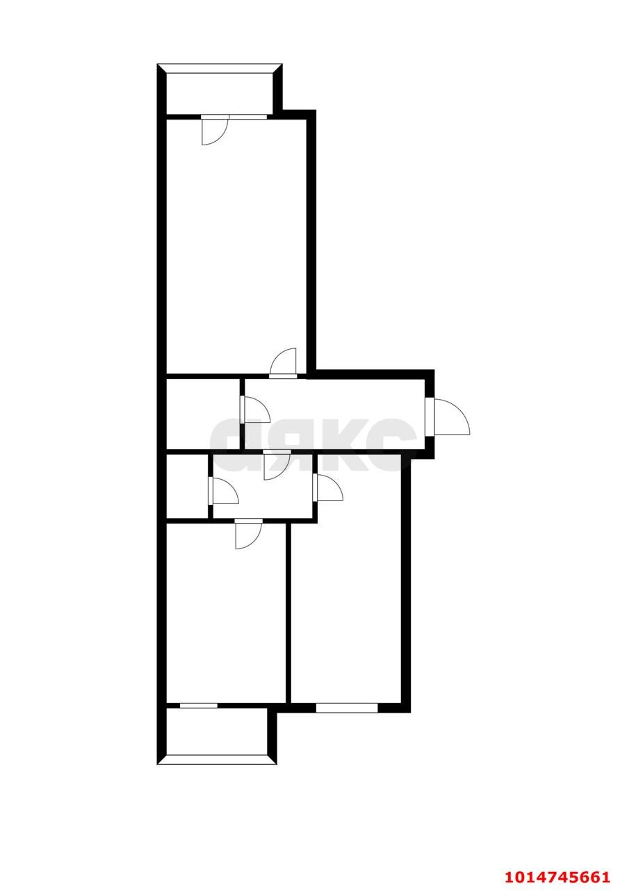 Фото №13: 2-комнатная квартира 70&nbsp;м², 5/5&nbsp;эт. - Краснодар, мкр. Прикубанский внутригородской округ, ул. Кирилла Россинского, 69