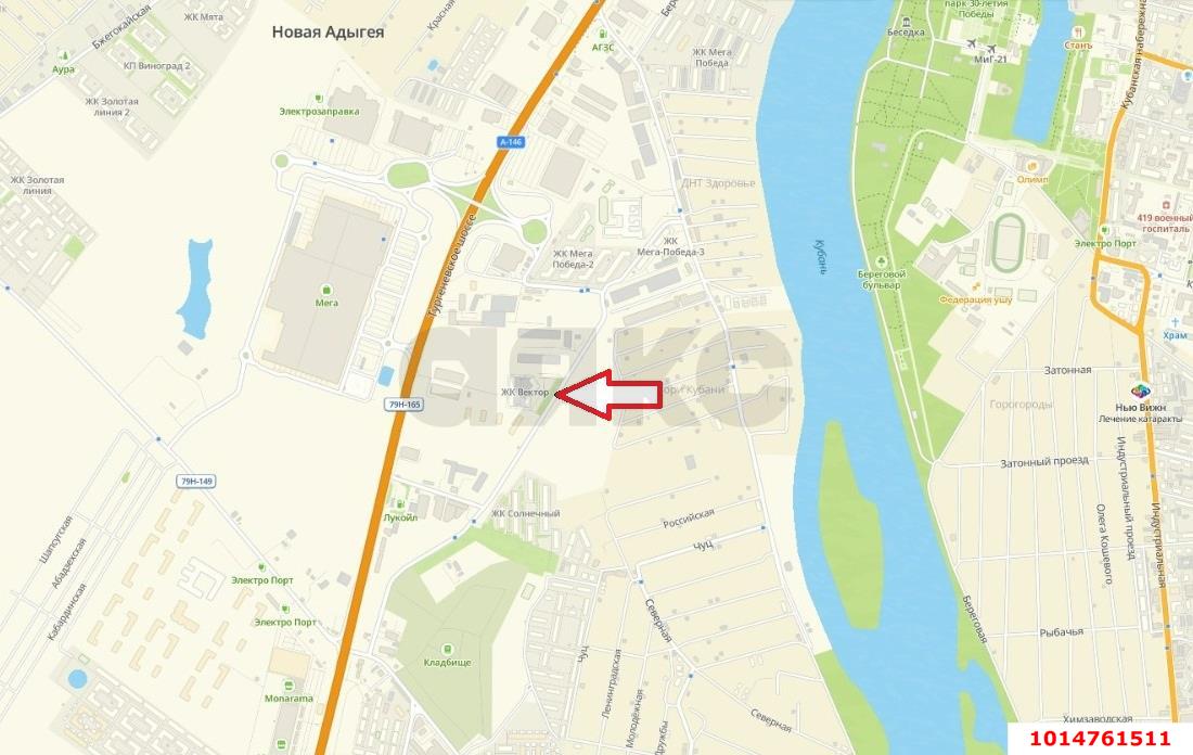 Фото №10: Торговое помещение 73&nbsp;м², 1/13&nbsp;эт. - Яблоновский, мкр. жилой комплекс Вектор, ул. Базовская, 21