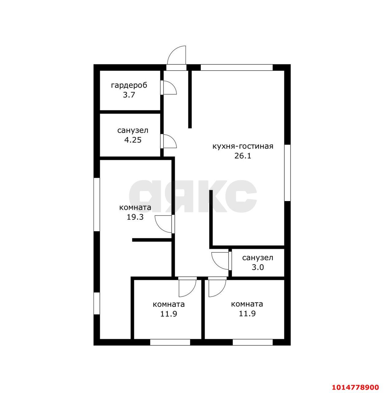 Фото №15: Дом 95&nbsp;м² + 4&nbsp;сот., 1&nbsp;эт. - Новая Адыгея, ул. Шовгенова, 88