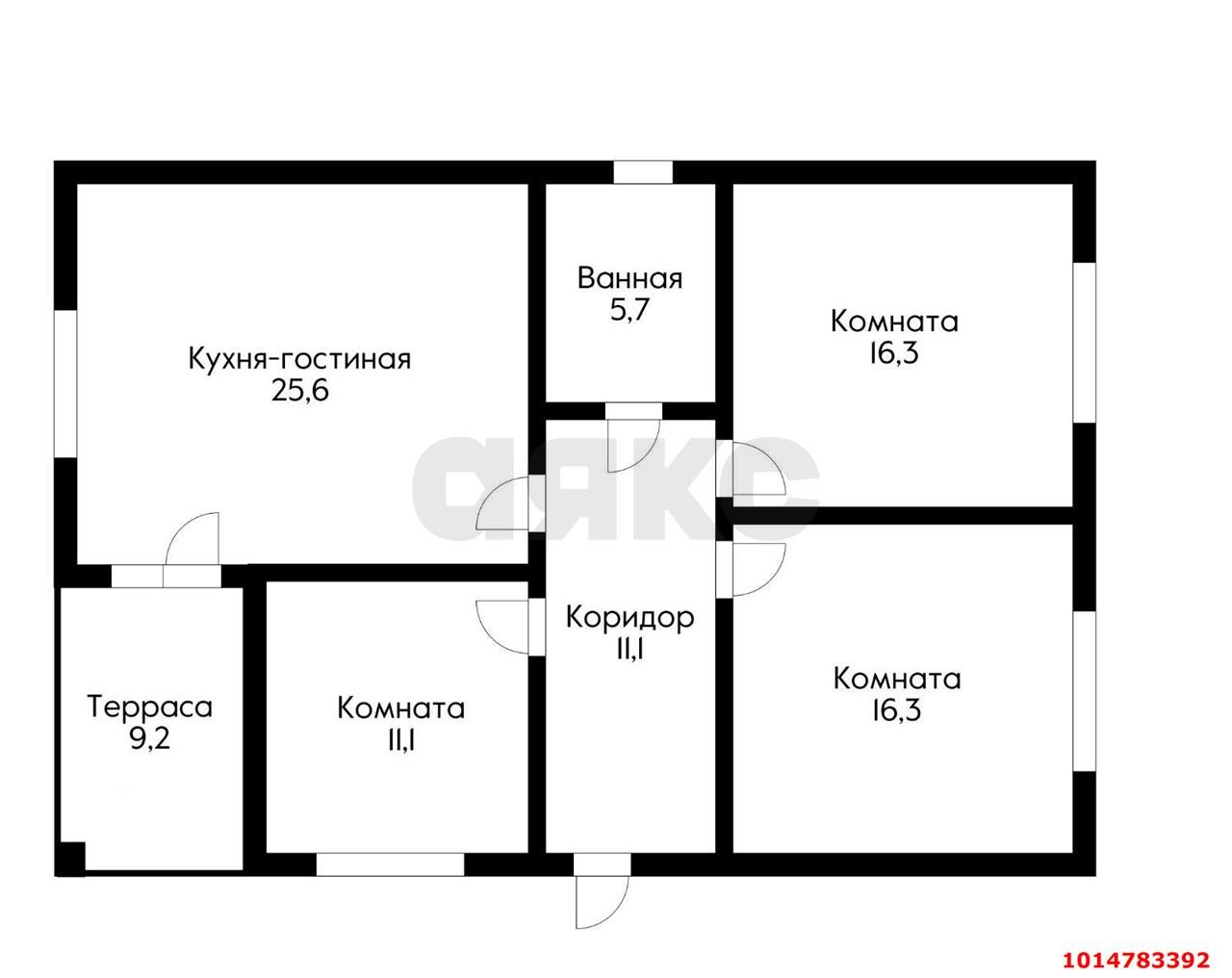 Фото №7: Дом 91&nbsp;м² + 3.96&nbsp;сот., 1&nbsp;эт. - Октябрьский, Прикубанский внутригородской округ, ст Нектар, ул. Казачья, 50