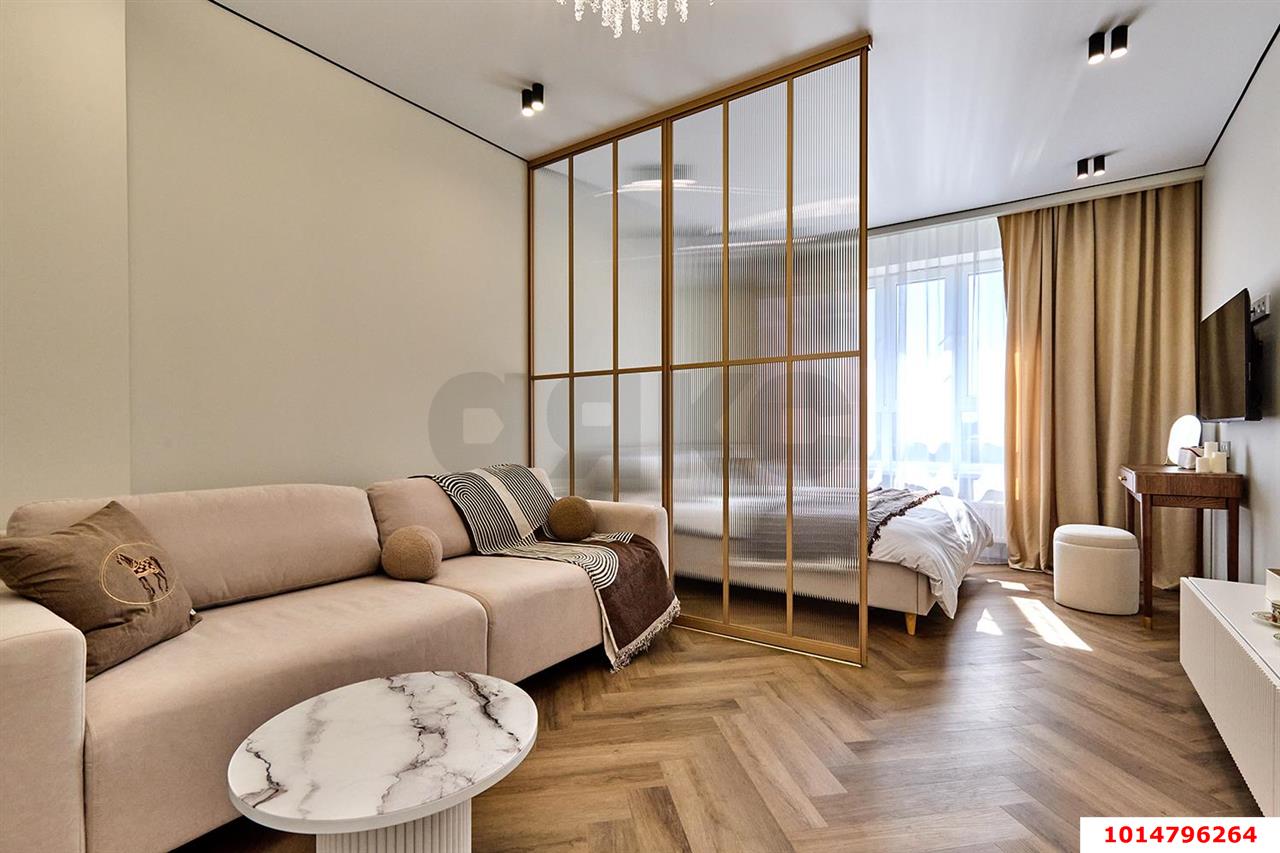 Фото №3: 1-комнатная квартира 50&nbsp;м², 4/16&nbsp;эт. - Краснодар, Западный внутригородской округ, мкр. ЖК Аврора, ул. имени Дзержинского, 95