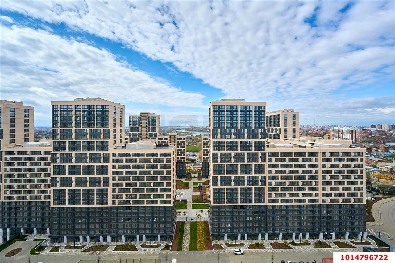 Фото №9: 1-комнатная квартира 43&nbsp;м², 21/24&nbsp;эт. - Краснодар, Центральный внутригородской округ, мкр. Черёмушки, ул. Обрывная, 132/1к5
