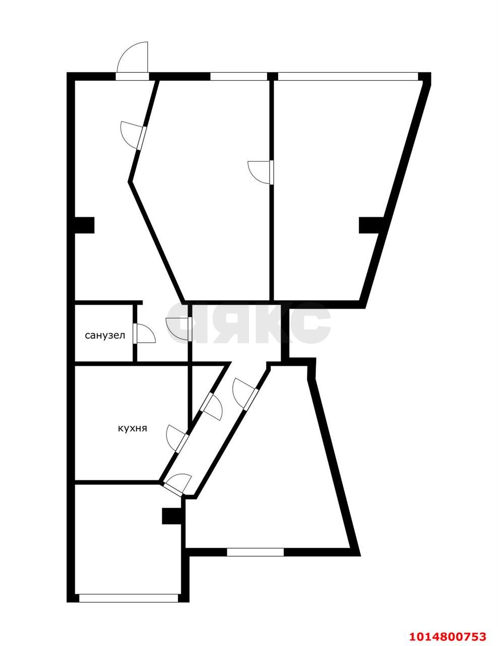Фото №2: Офисное помещение 134&nbsp;м², 1/23&nbsp;эт. - Краснодар, Прикубанский внутригородской округ, имени Маршала Жукова, мкр. ЖК Шоколад, ул. Александра Покрышкина, 25Ак2