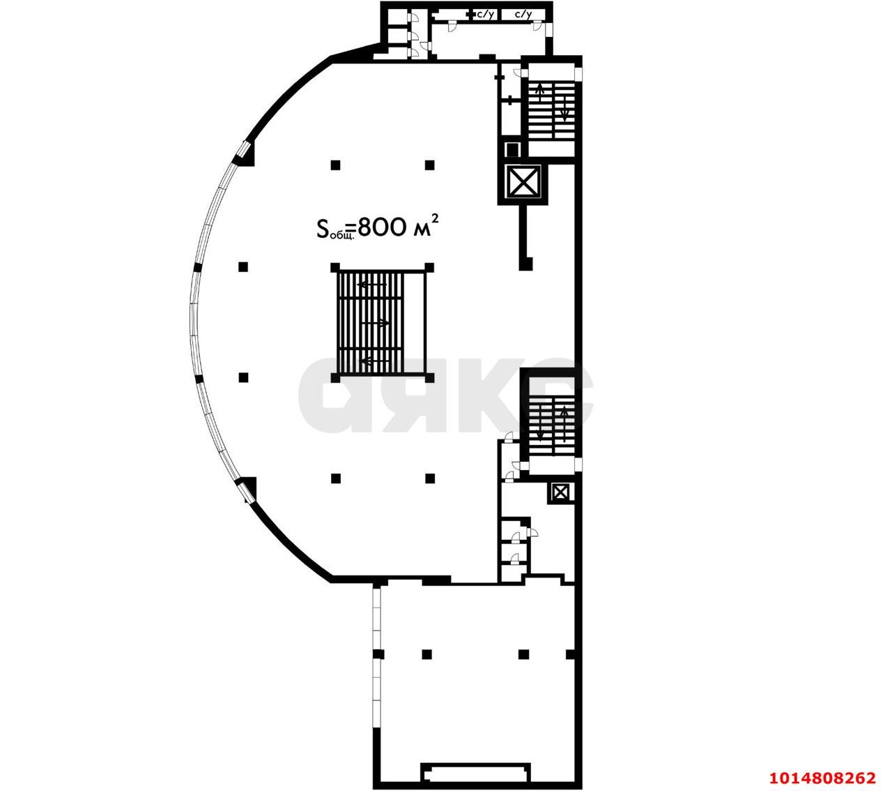 Фото №6: Торговое помещение 800&nbsp;м², 2/9&nbsp;эт. - Краснодар, Центральный внутригородской округ, мкр. Дубинка, ул. Ставропольская, 174/1