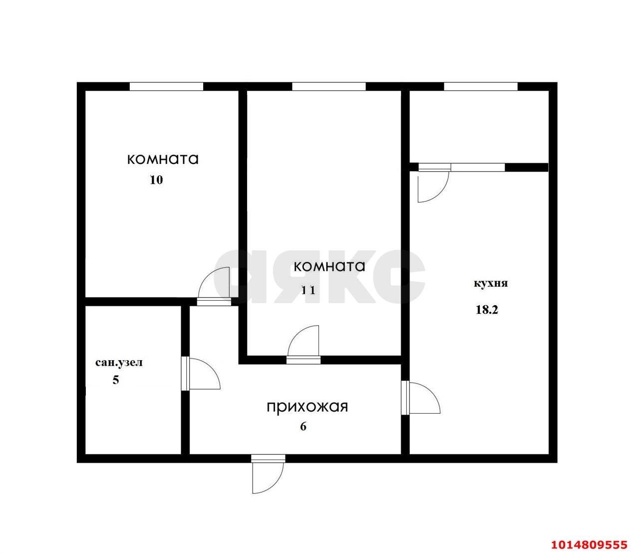 Фото №16: 2-комнатная квартира 50&nbsp;м², 2/24&nbsp;эт. - Краснодар, Карасунский внутригородской округ, Черёмушки, мкр. ЖК Рекорд, ул. Новороссийская, 90/2к2