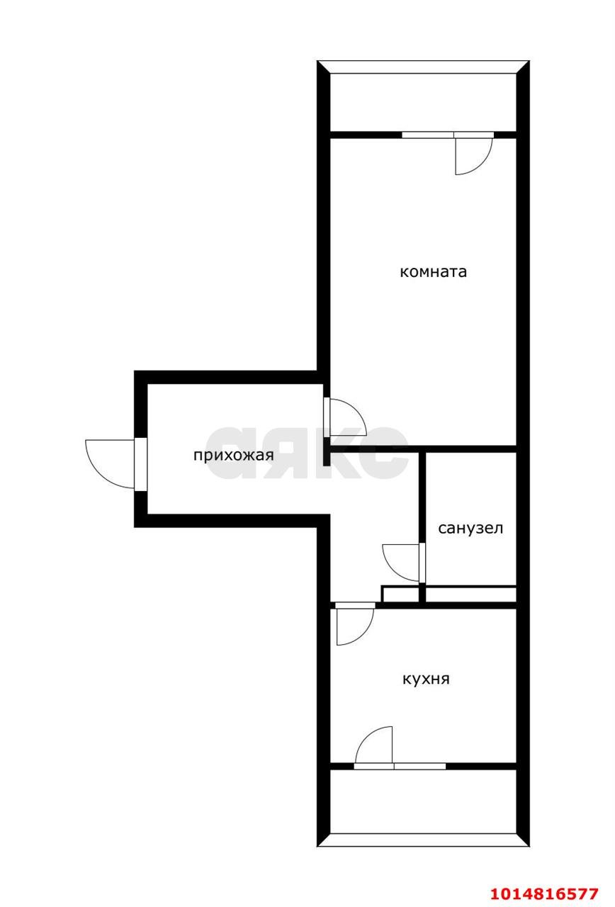 Фото №16: 1-комнатная квартира 46&nbsp;м², 8/16&nbsp;эт. - Краснодар, Прикубанский внутригородской округ, мкр. Восточно-Кругликовский, ул. Героя А.А. Аверкиева, 26
