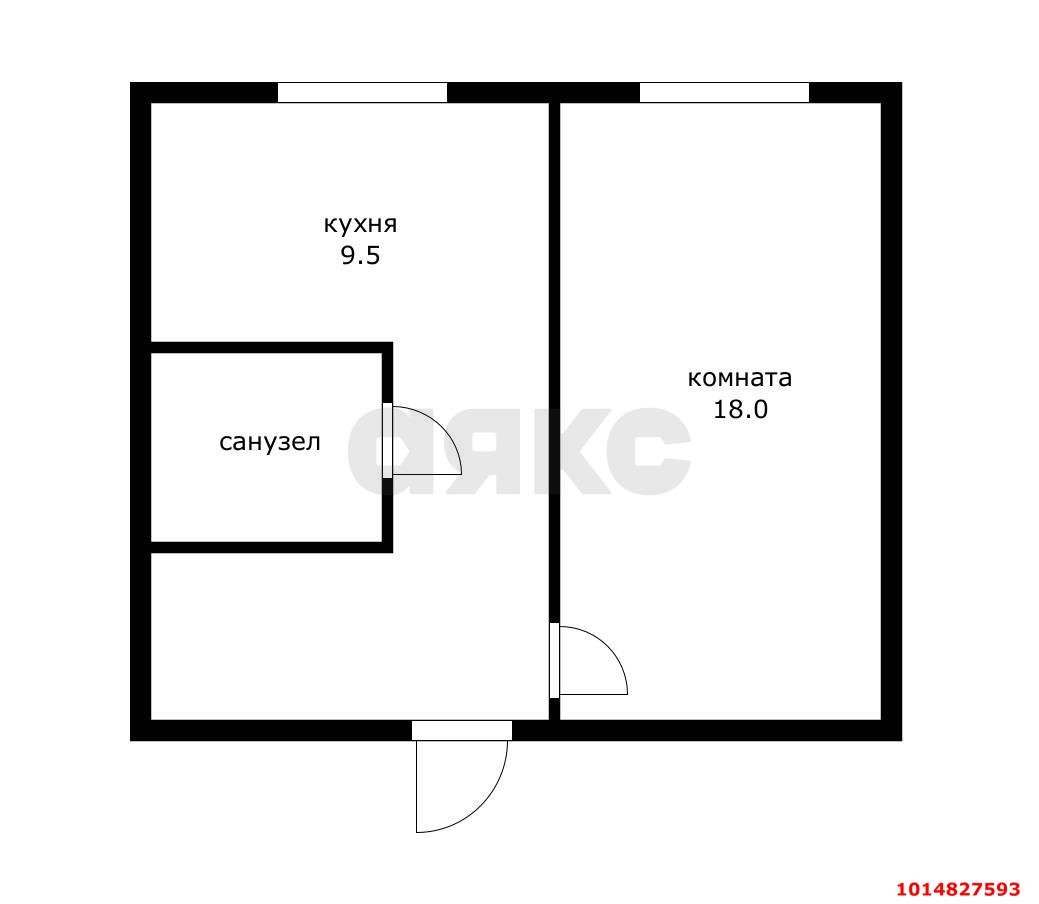 Фото №8: 1-комнатная квартира 30&nbsp;м², 1/5&nbsp;эт. - Краснодар, мкр. Западный внутригородской округ, ул. Шоссе Нефтяников, 36