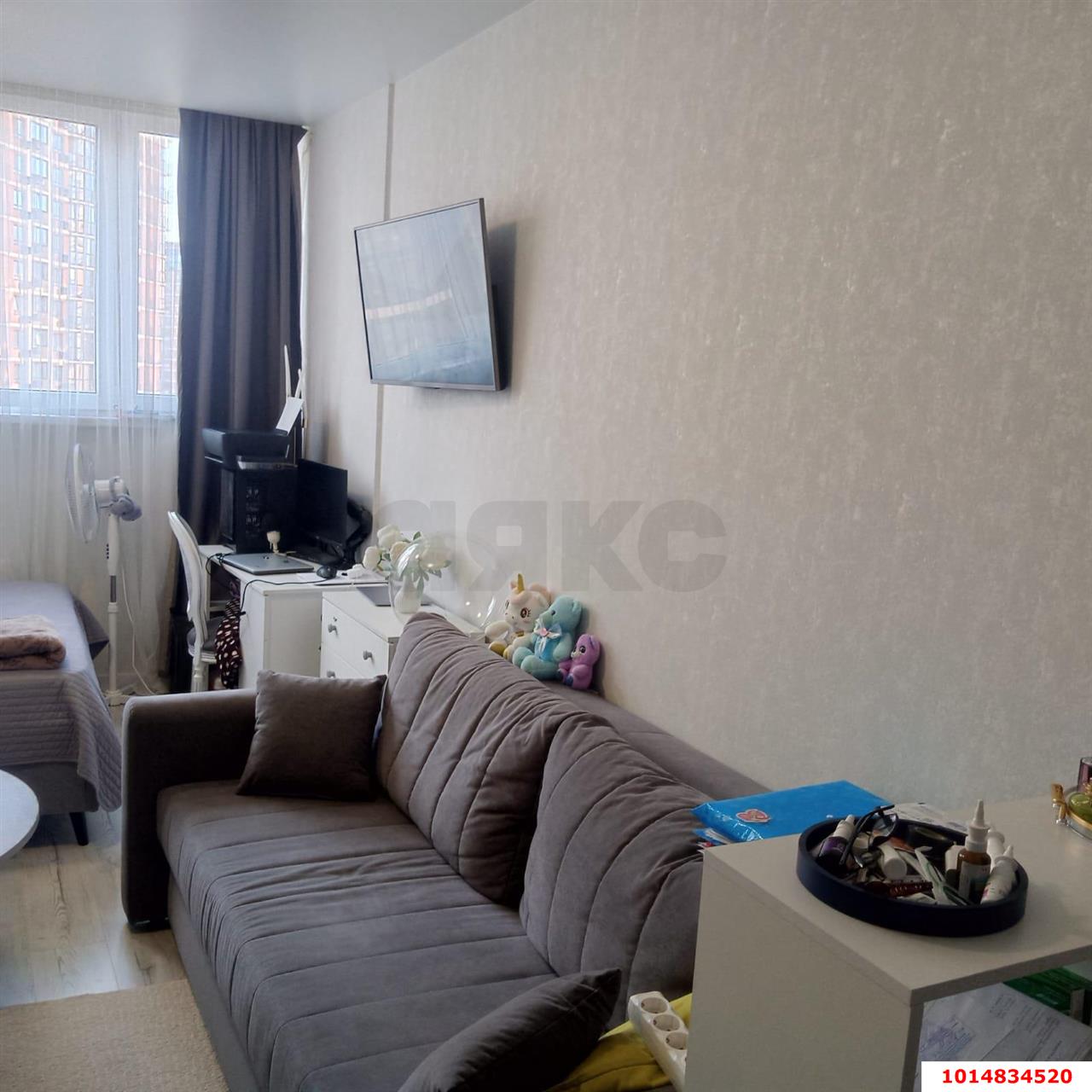 Фото №4: Студия 9&nbsp;м², 7/16&nbsp;эт. - Краснодар, Прикубанский внутригородской округ, мкр. жилой комплекс Самолёт, ул. Западный Обход, 39/2к1