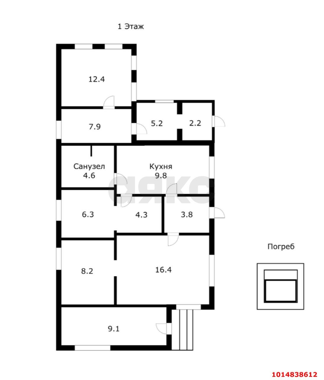 Фото №17: Дом 120&nbsp;м² + 3.79&nbsp;сот., 2&nbsp;эт. - Краснодар, Центральный внутригородской округ, Покровка, мкр. Центральный, пер. Правды, 12