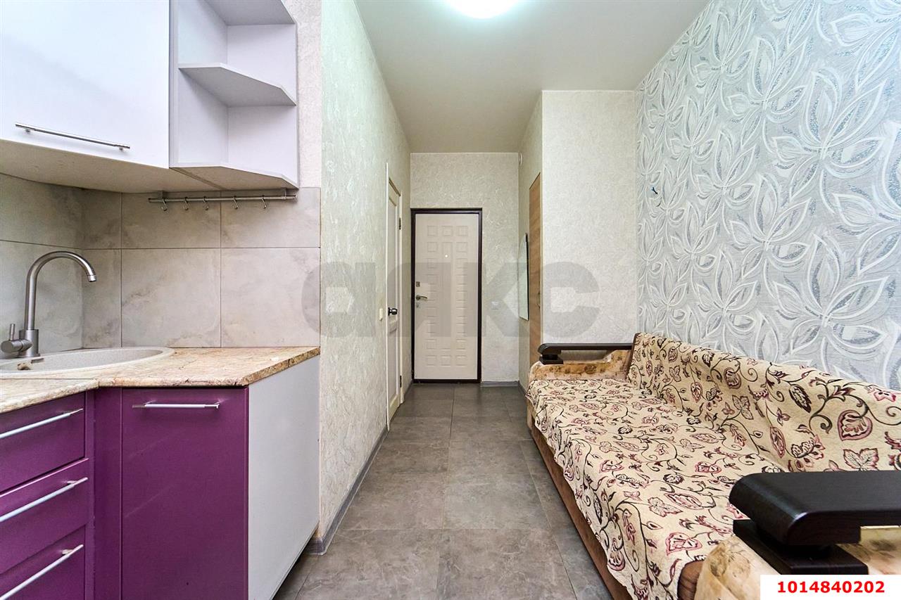 Фото №3: Студия 14&nbsp;м² - Краснодар, Прикубанский внутригородской округ, Калинино, мкр. Завод Радиоизмерительных Приборов, пер. Ленинский, 14