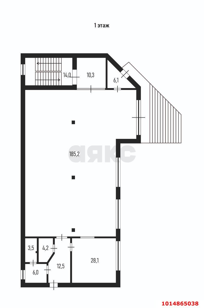 Фото №5: Отдельное здание 500&nbsp;м², 1/2&nbsp;эт. - Дорожник, мкр. Прикубанский внутригородской округ, ул. Айвовая, 2