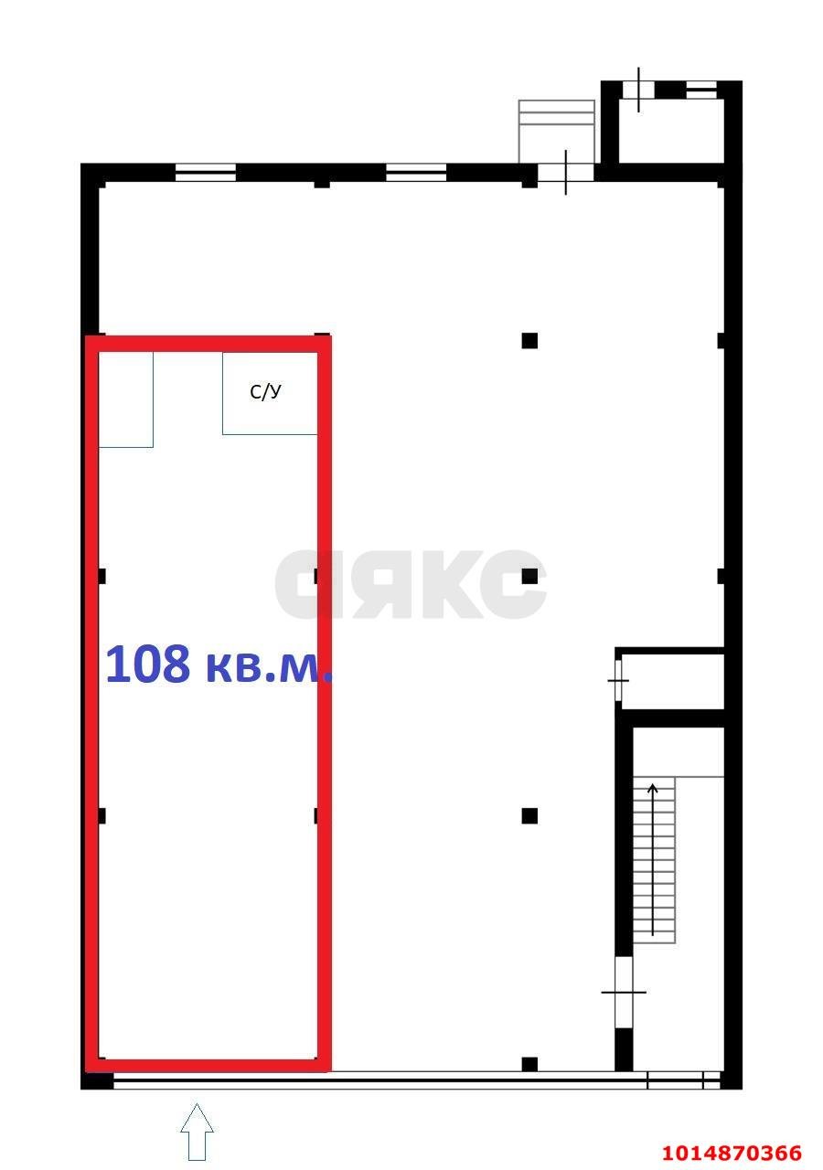 Фото №5: Торговое помещение 108&nbsp;м², 1/2&nbsp;эт. - Краснодар, Прикубанский внутригородской округ, Калинино, мкр. Завод Радиоизмерительных Приборов, ул. Российская, 418