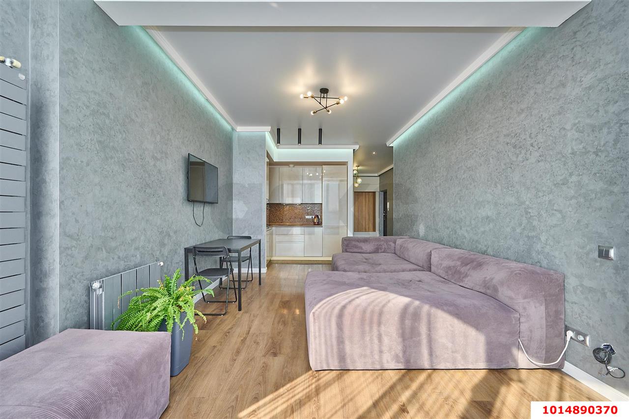 Фото №2: 1-комнатная квартира 55&nbsp;м², 22/24&nbsp;эт. - Краснодар, Прикубанский внутригородской округ, Фестивальный, Отделение № 1 совхоза Солнечный, мкр. ЖК Седьмой Континент, ул. Совхозная, 1к5