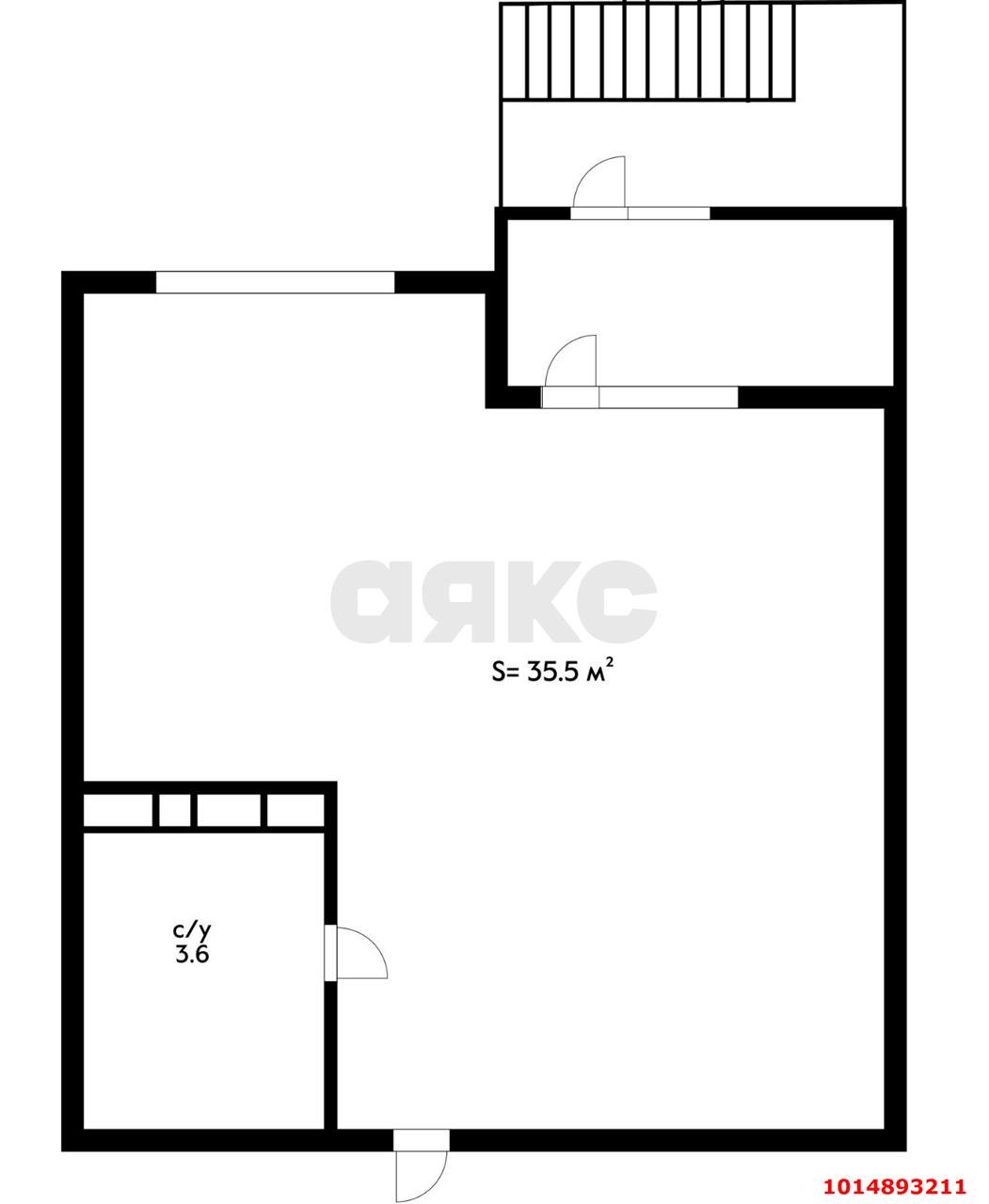 Фото №6: Торговое помещение 35&nbsp;м², 1/9&nbsp;эт. - Российский, мкр. Прикубанский внутригородской округ, ул. имени В.М. Комарова, 21Г