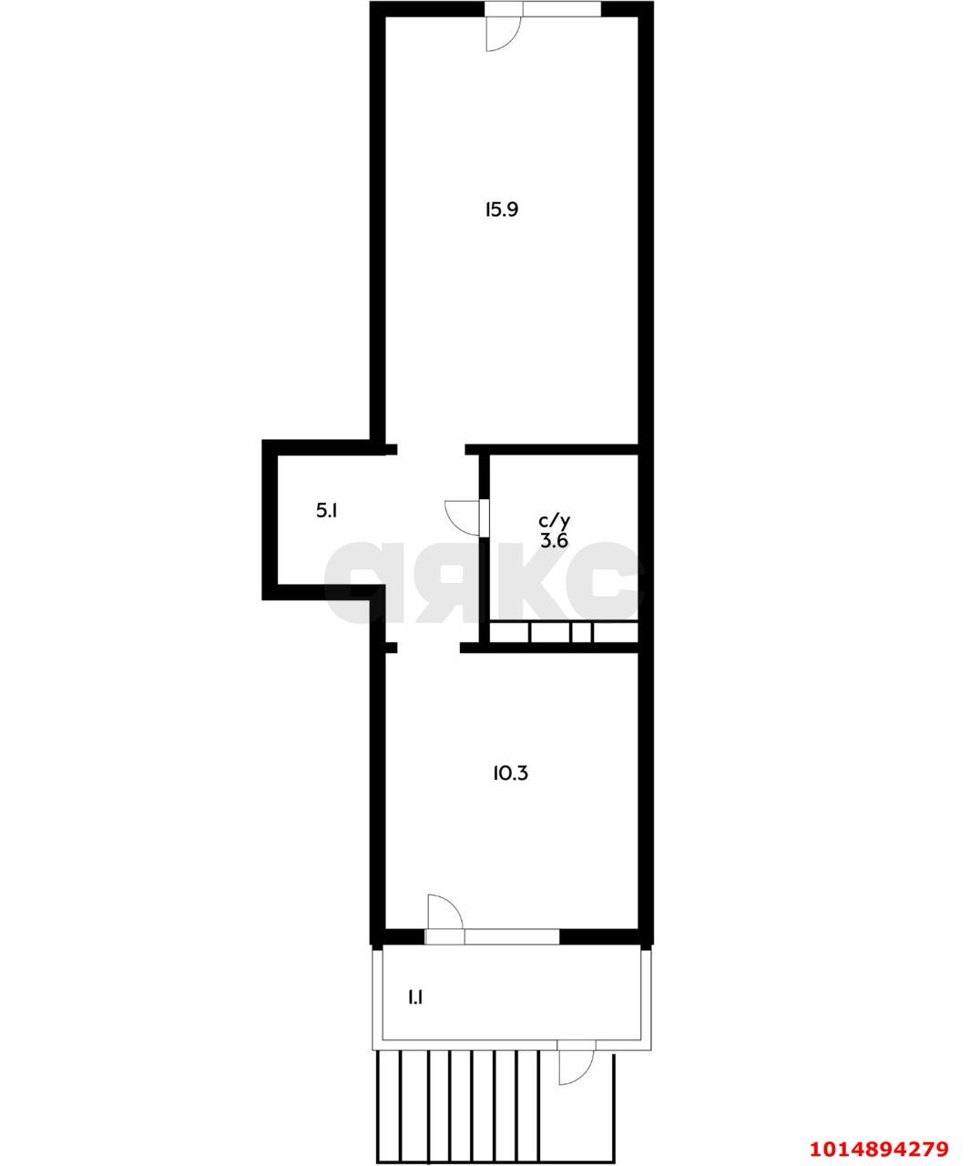 Фото №6: Торговое помещение 38&nbsp;м², 1/9&nbsp;эт. - Краснодар, мкр. Прикубанский внутригородской округ