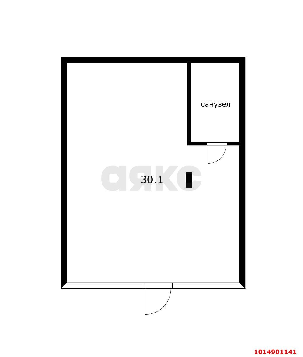 Фото №4: Торговое помещение 30&nbsp;м², 1/3&nbsp;эт. - Краснодар, мкр. Прикубанский внутригородской округ, ул. имени В.М. Комарова, 21/2