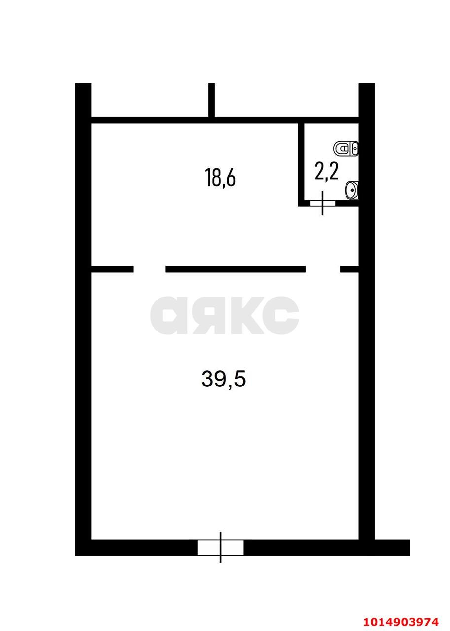 Фото №9: Торговое помещение 60&nbsp;м², 1/2&nbsp;эт. - Краснодар, Центральный внутригородской округ, мкр. Центральный, ул. Красноармейская, 63