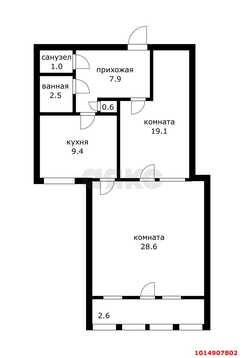 Фото №11: 2-комнатная квартира 72&nbsp;м², 2/2&nbsp;эт. - Агроном, ул. Почтовая, 30