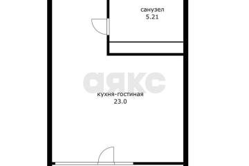 Фото №1: Студия 30 м², 3/25 эт. - Краснодар, мкр. Школьный, ул. Школьная, 1